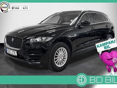 Svart Begagnad 2019 Jaguar F-Pace SUV | 259 800 kr (Marknadspris)