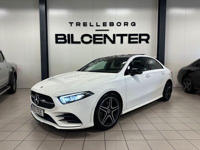 begagnad Mercedes A180 Sedan 7G-DCT 136hk | AMG | Pano | Kamera