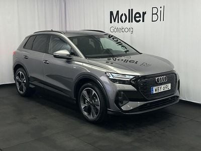 Tyfongrå metallic Begagnad 2025 Audi Q4 e-tron S-Line SUV | 589 900 kr
