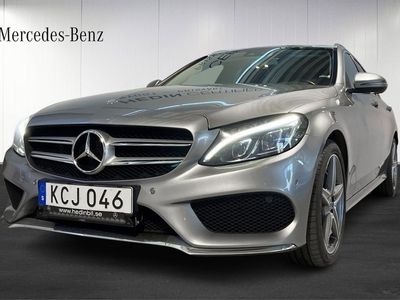 begagnad Mercedes C220 4MATIC // AMG // BACKKAMERA // DRAGKROK