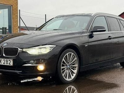 Svart Begagnad 2016 BMW 320 Luxury Line Kombi | 119 500 kr (Marknadspris)