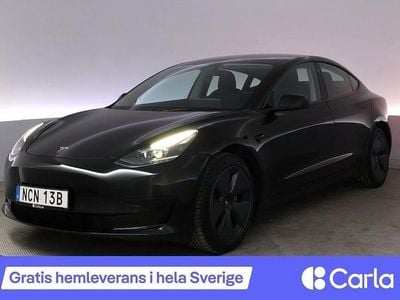 Begagnad Tesla Model 3 Standard Range Plus 208 kW (283 HK) 2022 Svart Sedan