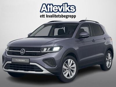 Grå Ny 2026 VW T-Cross SUV | 332 600 kr (Lite dyr)