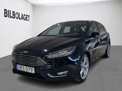 begagnad Ford Focus 1.0 125 Titanium 5-d DRAG BSENSOR 2016, Halvkombi