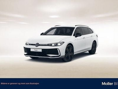 Pure white Begagnad 2024 VW Passat R-line Kombi | 384 900 kr (Dyr)