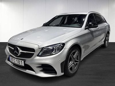 Begagnad Mercedes C220 AMG 194 HK (142 kW) 2018 Svart Kombi