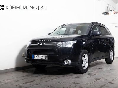 Svart Begagnad 2012 Mitsubishi Outlander SUV | 114 900 kr (Marknadspris)