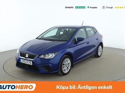Begagnad Seat Ibiza Style 75 HK (55 kW) 2018 Blå Halvkombi