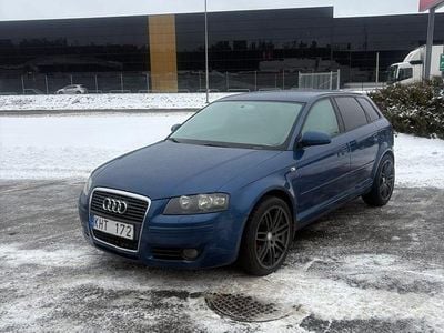 Begagnad Audi A3 140 HK (102 kW) 2007 Mauritius blue pearl effect Halvkombi
