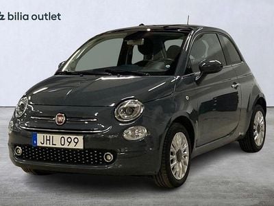 Grå Begagnad 2018 Fiat 500 Lounge Halvkombi | 84 900 kr (Marknadspris)
