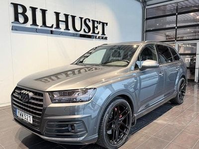 Begagnad Audi Q7 S-Line 272 HK (200 kW) 2017 Grå SUV