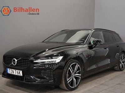 Svart Begagnad 2021 Volvo V60 R-Design Kombi | 309 000 kr (Marknadspris)