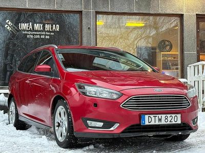 Begagnad Ford Focus Titanium 116 HK (85 kW) 2014 Röd Kombi