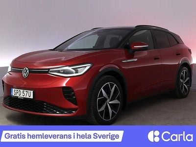 Röd Begagnad 2021 VW ID.4 GTX SUV | 309 990 kr (Bra pris)
