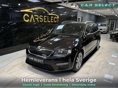 Svart Begagnad 2014 Skoda Octavia RS Kombi | 79 900 kr (Bra pris)