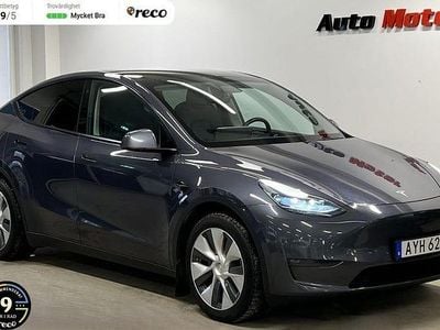 Begagnad Tesla Model Y Long Range AWD 378 kW (514 HK) 2021 Grå SUV