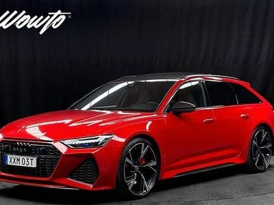Röd Begagnad 2021 Audi RS6 Exclusive Kombi | 1 029 800 kr (Lite dyr)