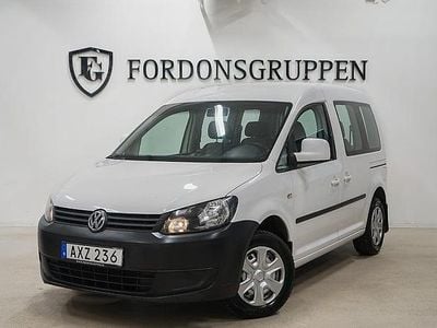 Vit Begagnad 2014 VW Caddy Life Minibuss | 94 800 kr (Dyr)