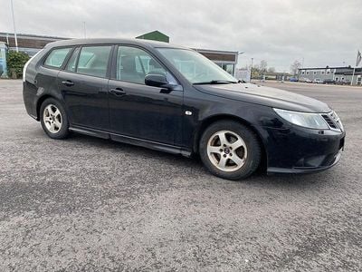 Svart Begagnad 2008 Saab 9-3 Linear Kombi | 26 500 kr (Bra pris)