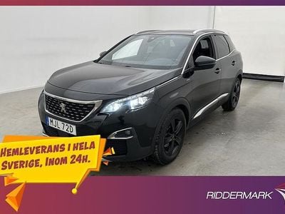 Svart Begagnad 2019 Peugeot 3008 GT-line SUV | 189 800 kr (Marknadspris)