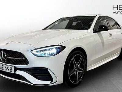 Vit Begagnad 2023 Mercedes C300 AMG Sedan | 439 900 kr