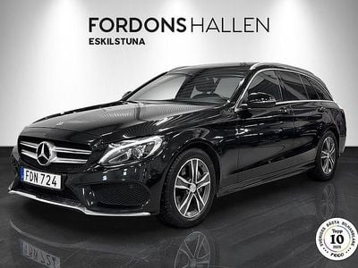 Begagnad Mercedes C220 AMG 170 HK (125 kW) 2018 Svart Kombi