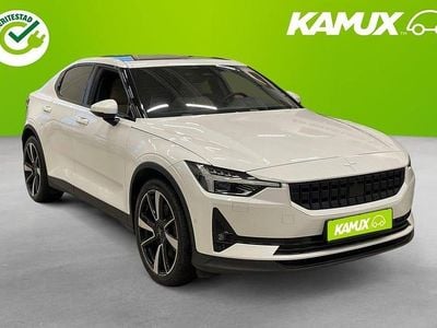 Begagnad Polestar 2 Long Range Dual motor 300 kW (408 HK) 2021 Vit Halvkombi