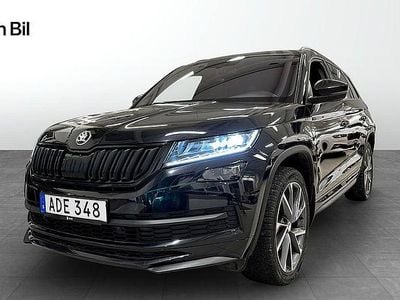 Svart Begagnad 2018 Skoda Kodiaq SportLine SUV | 339 900 kr (Marknadspris)