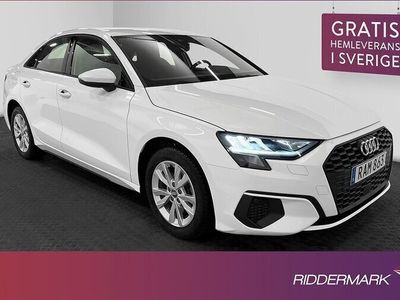 begagnad Audi A3 Sedan 35 TFSI Proline Cockpit Adaptiv-fart Sensorer 2021, Halvkombi