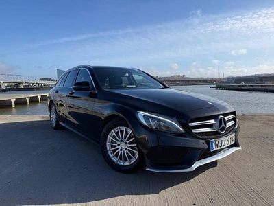 Begagnad Mercedes C220 AMG line 170 HK (125 kW) 2017 Svart