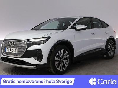 Vit Begagnad 2023 Audi Q4 Sportback e-tron Sport SUV | 385 990 kr (Marknadspris)