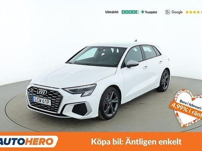 Vit Begagnad 2021 Audi S3 Sportback Halvkombi | 399 000 kr (Dyr)