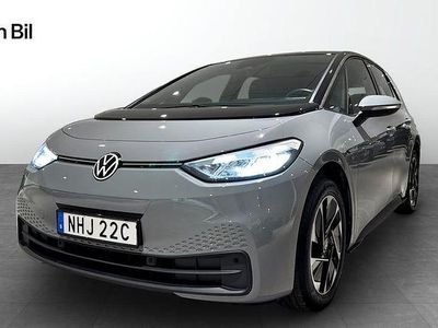 Begagnad VW ID.3 Pro Performance 150 kW (204 HK) 2022 Grå Halvkombi