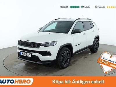 Vit Begagnad 2021 Jeep Compass SUV | 220 000 kr (Marknadspris)