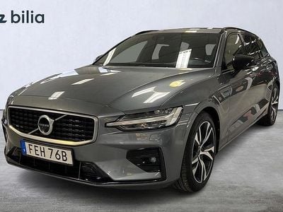 Grå Begagnad 2019 Volvo V60 R-Design Kombi | 299 000 kr (Dyr)