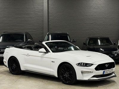 Begagnad Ford Mustang GT Convertible 450 HK (330 kW) 2018 Vit Cab