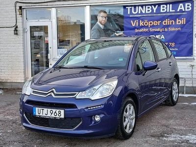 Blå Begagnad 2015 Citroën C3 PureTech Halvkombi | 57 800 kr (Marknadspris)