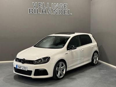 Vit Begagnad 2010 VW Golf VI R Halvkombi | 149 900 kr