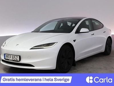 Vit Begagnad 2024 Tesla Model 3 Long Range AWD Sedan | 477 900 kr (Dyr)