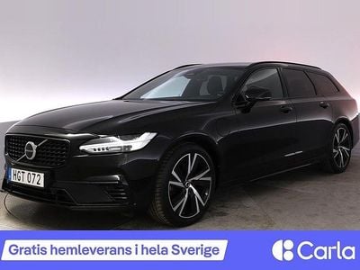 Svart Begagnad 2022 Volvo V90 R-Design Kombi | 368 900 kr (Marknadspris)