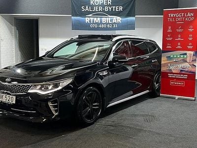 Begagnad Kia Optima GT-Line 141 HK (103 kW) 2016 Svart Kombi