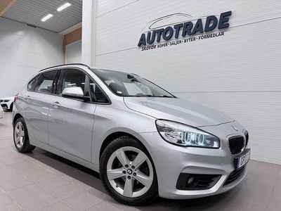 Begagnad BMW 218 Active Tourer Advantage 136 HK (100 kW) 2017 Silver Minibuss
