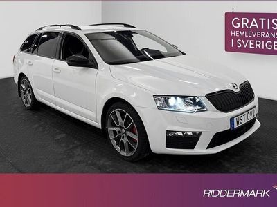 begagnad Skoda Octavia Kombi RS TDI Värmare Navi Snesorer Drag 2015, Kombi