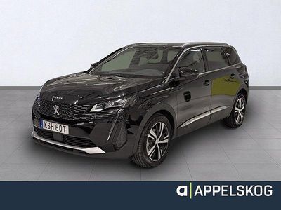 Svart Begagnad 2023 Peugeot 5008 GT Minibuss | 312 900 kr (Marknadspris)