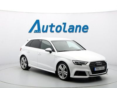 begagnad Audi A3 Sportback 1.5 TFSI S-Line, Adaptiv fart. Dragkrok 150hk