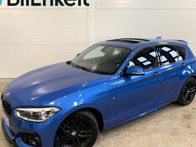 begagnad BMW 120 d M-Sport GPS Taklucka H&K Alcantara SE UTR 190hk 2017