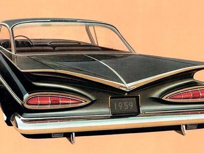 begagnad Chevrolet Impala 1959 coupe HT sökes