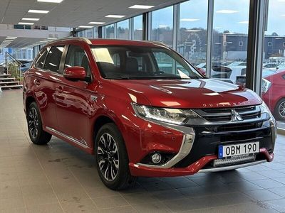 begagnad Mitsubishi Outlander P-HEV 2.0 Hybrid 4WD CVT Skinn Drag 360