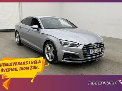 Silver Begagnad 2019 Audi A5 Sportback S-Line Halvkombi | 309 800 kr (Lite dyr)