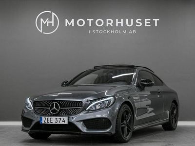 Grå Begagnad 2018 Mercedes C250 AMG line Sportkupé | 279 900 kr